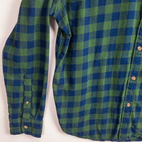 Buffalo Plaid Flannel Shirt Men’s XL Classic Fit 90s-Style Workwear Layer J.Crew - Picture 5 of 11